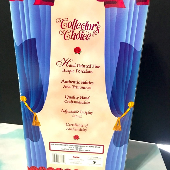 90s NWT Hand Painted Bisque Porcelain Doll 18” - Picture 14 of 16